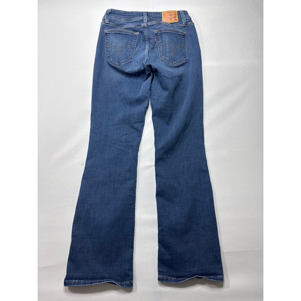 Levi's 529 Women's Curvy Bootcut Blue Jeans - Size 4M - 27x32 (26x31) - Picture 2 of 7